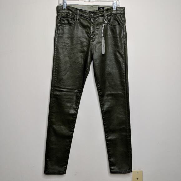 AG Farrah Skinny Ankle Leatherette - Sz 31R - NWT - Picture 1 of 14